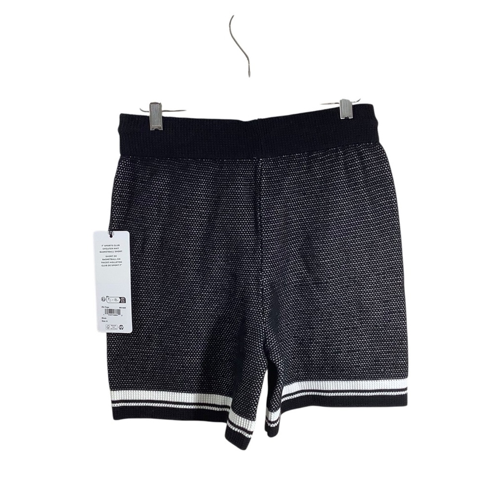 ALO Yoga Black Sweater Knit Athletic Shorts Basketball - Picture 4 of 6
